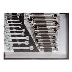 Ring ratchet wrench set 1/1 CT module 22-piece