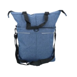 Single Bicycle Bag and Shopper 18 Liter Blue