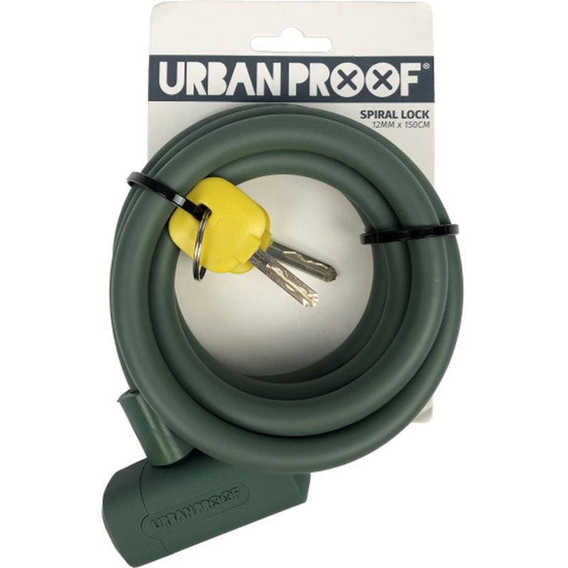 Spiral Lock 12 mm* 150 cm Matte Green