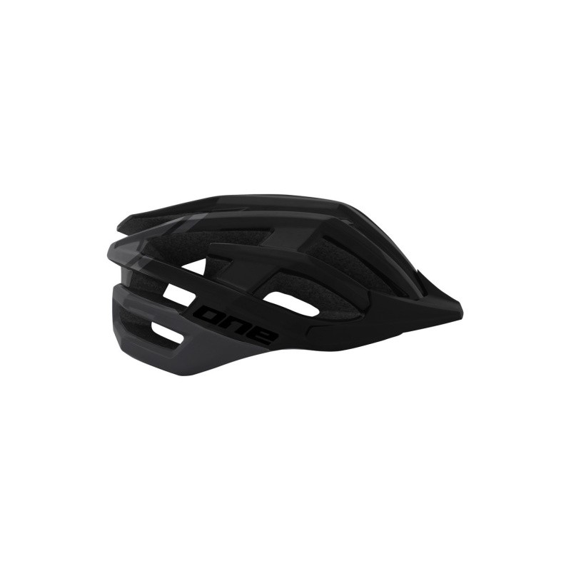 MTB Race Bicycle Helmet Dark Gray/Black Size M (54-58 cm)