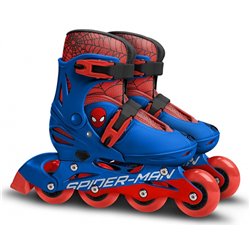 Spider-Man Inline Skates Hardboot Rot/Blau Größe 30-33