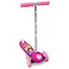 Princess 3-Rad Kinderroller Fußbremse Mädchen Rosa