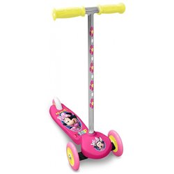 Minnie Mouse 3-Rad Kinder Roller Fußbremse Mädchen Rosa/Silber