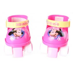 Minnie Mouse Rollerblades mit Schutz Mädchen Rosa/Weiß Größe 23-27