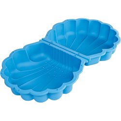 sandkasten mit Deckel Schelp 87 x 78 x 18 cm blau