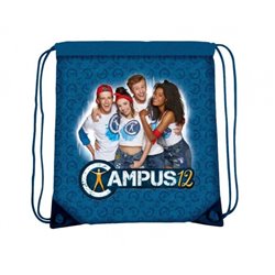 Campus 12 Turnbeutel 40 x 37 cm blau