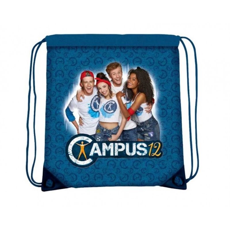 Campus 12 Turnbeutel 40 x 37 cm blau