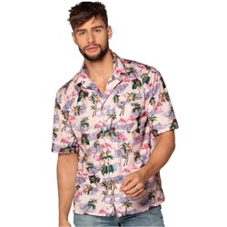 Flamingo Bluse Polyester Herren Größe L