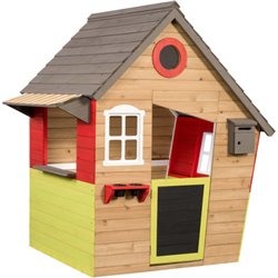 Fairytale Spielhaus aus Holz 140 x 106 x 145 cm Natur