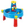 3-in-1 Sand- und Wassertisch mit Zeichentisch Blau/Rot