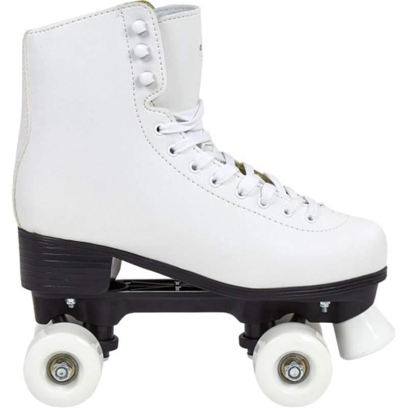 RC1 Roller Skates Synthetic Leather Girls White Size 36