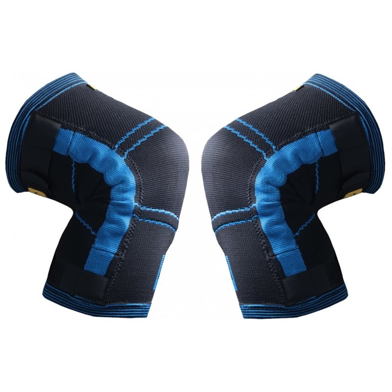 knee support Compressionunisex blue per set size XS