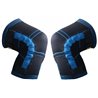 knee support Compressionunisex blue per set size XS