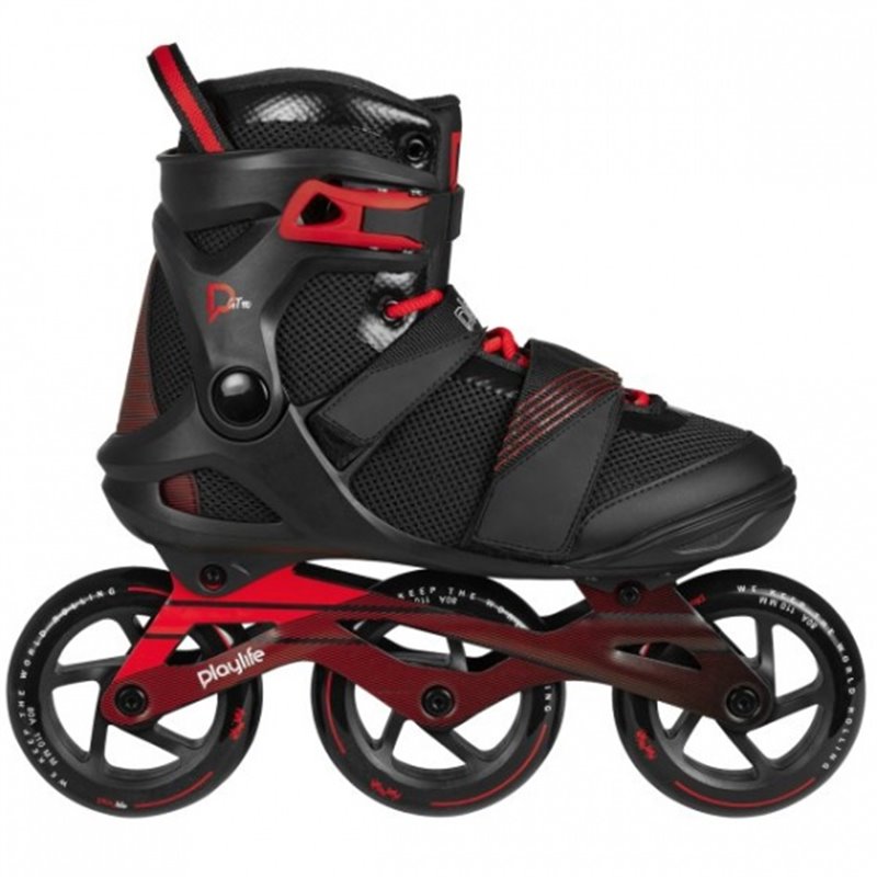 GT Black 110 inline skates men's black/red size 37