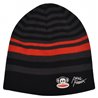 hat junior cotton black/grey/red one-size