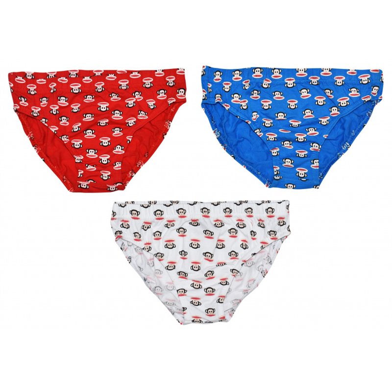 underwear junior red/blue/white 3 pieces mt 6/8 years