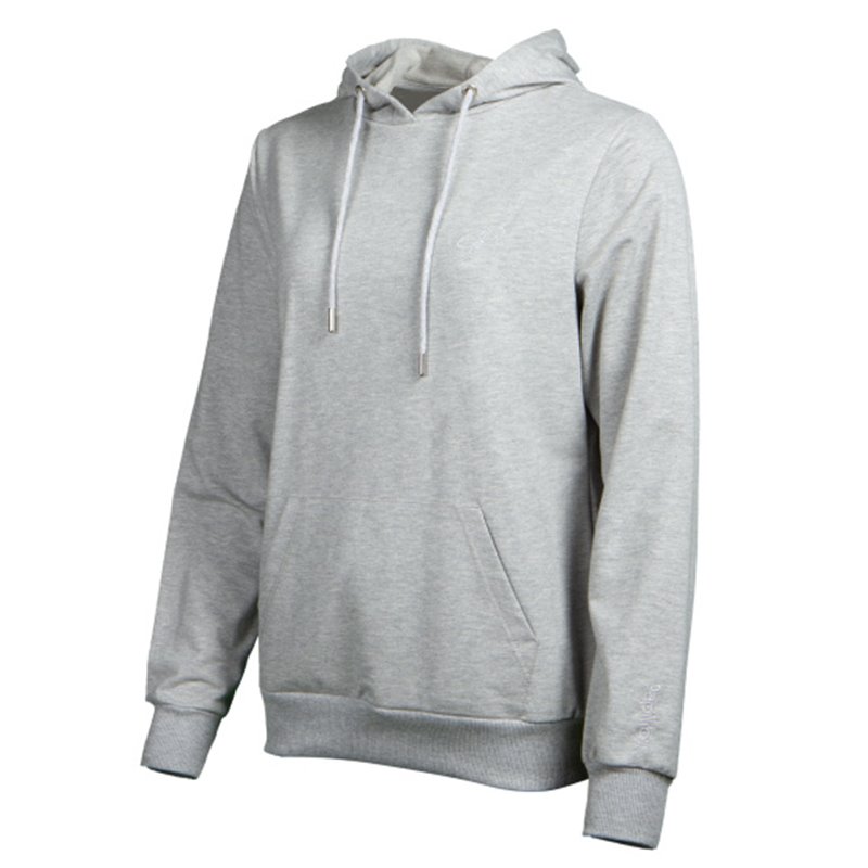 Sweat Hoody Cotton Ladies Grey Size S