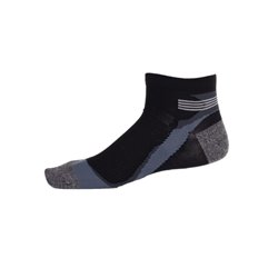 Running socks short 2-pack black size 35-38