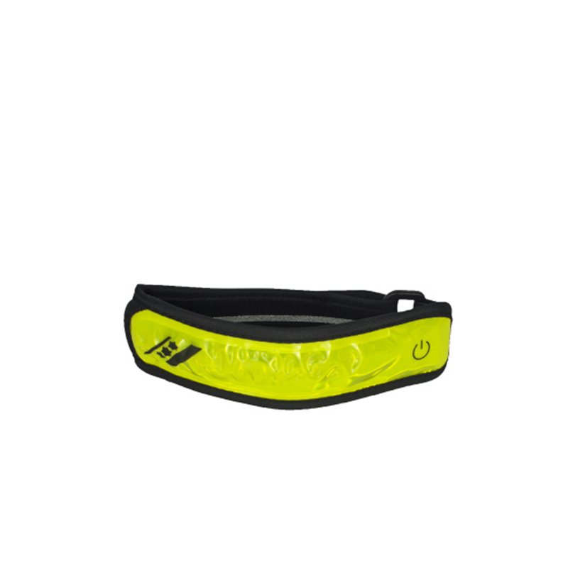 Flashing Band including battery 1 piece neon yellow