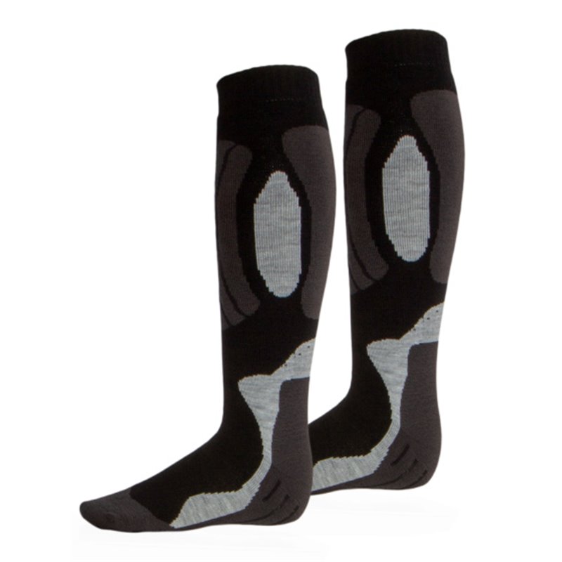 Svindal ski socks 2-pack unisex black/gray size 39-42