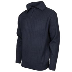 PL Kotterstrui men's knit half zip blue size 4XL