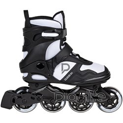 Cloud Fitness inline skates 82A black/white size 38