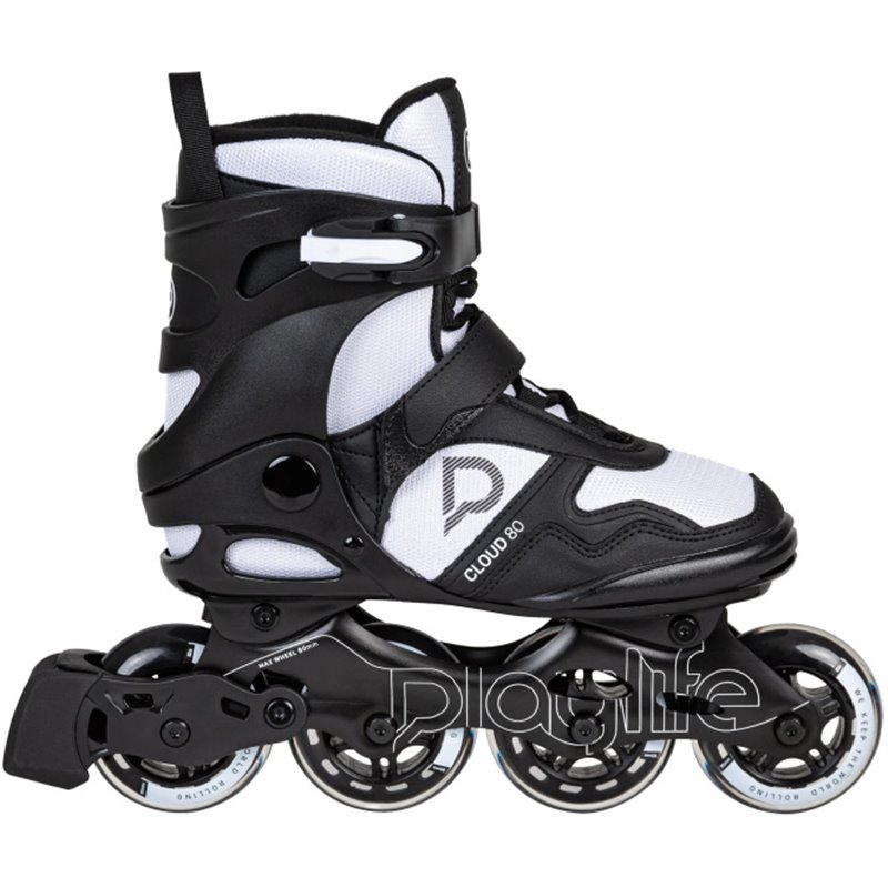 Cloud Fitness inline skates 82A black/white size 39