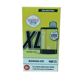 DINNER LADY PRO XL VAPEADOR BANANA ICE SIN NICOTINA 1UNUNISEX