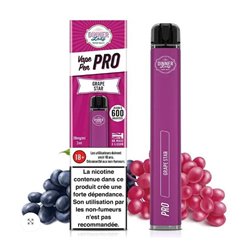 DINNER LADY PRO XL VAPEADOR GRAPE STAR SIN NICOTINA 1UN;UNISEX