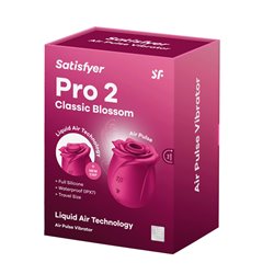 SATISFYER PRO2 AIR PULSE VIBRADOR ROSA CLASICA 1UNMUJER