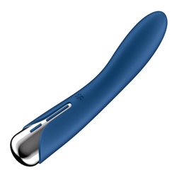 SATISFYER SPINNING VIBE 1 ROTATING G-SPOT VIBRADOR AZUL 1UN;MUJER