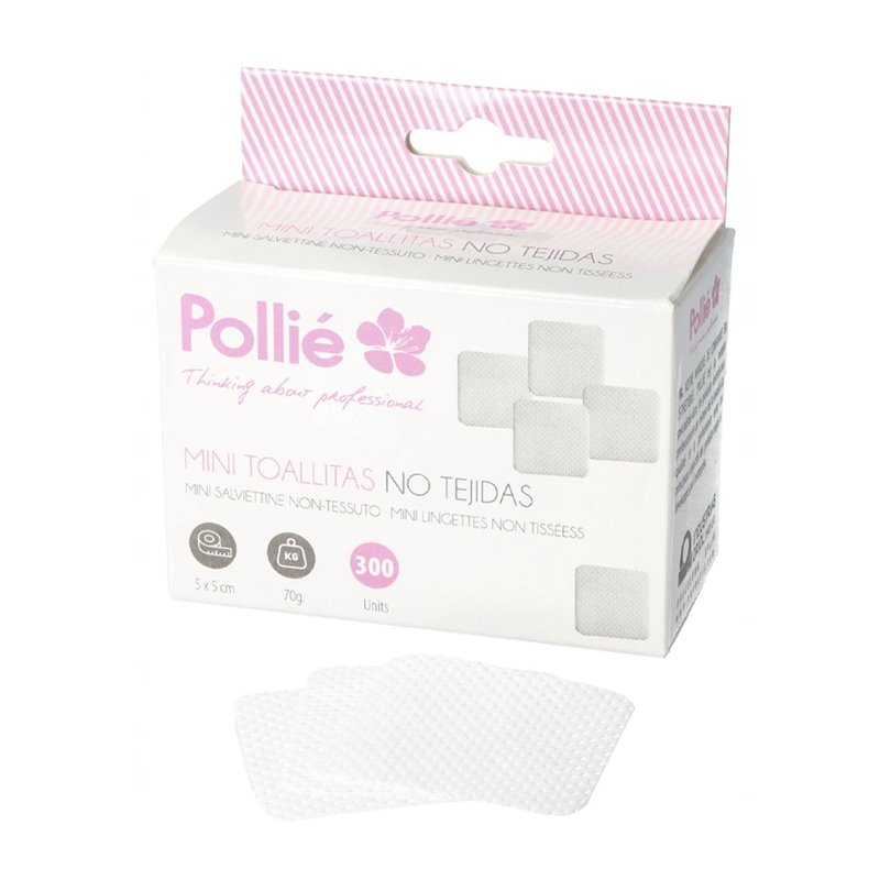 POLLIE 5X5CM MINI-TOALLITAS NO TEJIDAS PACK 300UNUNISEX