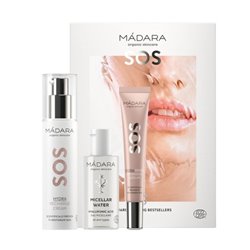 MADARA SOS HYDRA RECGARGE CREMA PACK 1UN + AGUA MICELAR 1U + SERUM PACK;MUJER