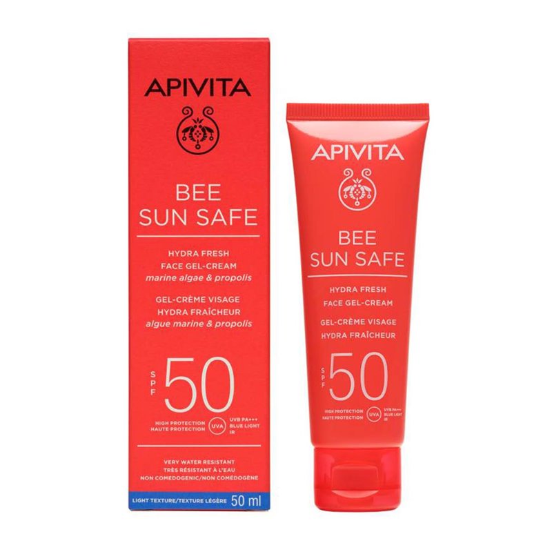 CONSUMO BEE SUN SAFE HYDRA-FRESH GEL-CREMA SPF50 LIGHT TEXTURE 50ML;UNISEX