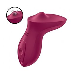 SATISFYER EXCITTER BALL VIBRADOR ROJO 1UN;MUJER