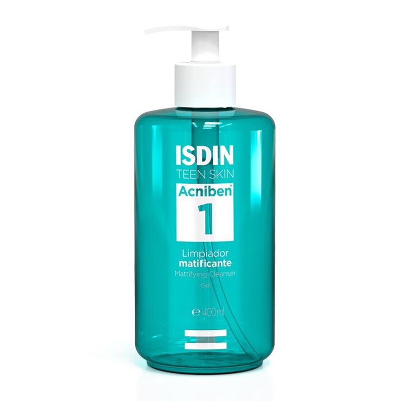 ISDIN TEEN SKIN ACNIBEN LIMPIADOR MATIFICANTE Nº1 400ML;MUJER