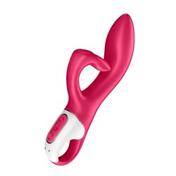 SATISFYER EMBRACE RABBIT VIBRADOR ROJO TESTER 1UNMUJER