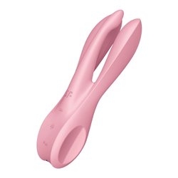 SATISFYER THREESOME 1 LAY-ON VIBRADOR ROSA TESTER 1UN;MUJER