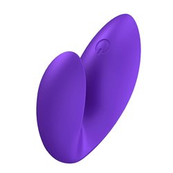 SATISFYER LOVE RIOT FINGER VIBRADOR VIOLETA TESTER 1UNMUJER