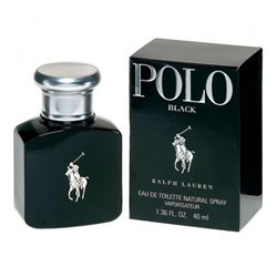 RALPH LAUREN POLO BLACK EAU DE TOILETTE 40ML VAPORIZADOR;HOMBRE