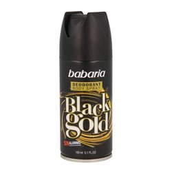 BABARIA BLACK GOLD DESODORANTE +50 ML GRATIS 200ML;UNISEX