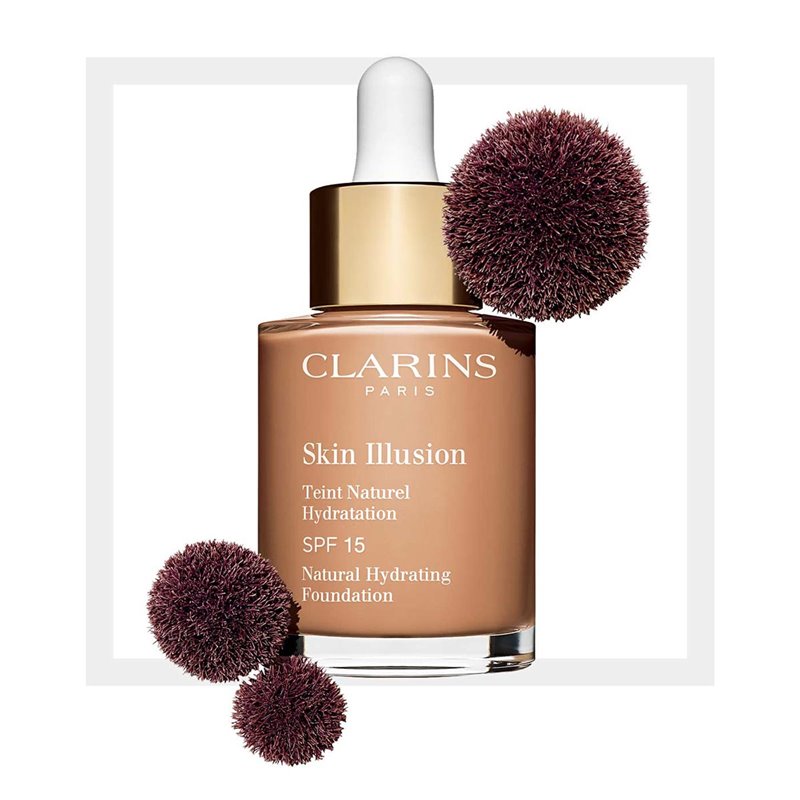 CLARINS SKIN ILLUSION BASE SPF15 112C AMBER 30ML;MUJER