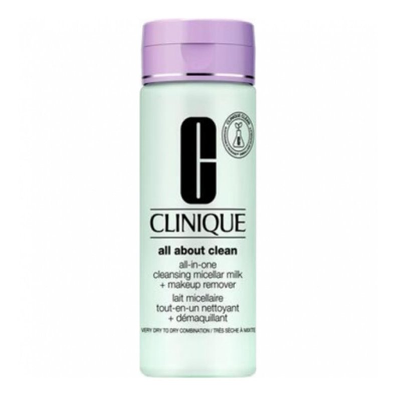 CLINIQUE ALL ABOUT CLEAN LECHE MICELAR PIEL SECA 200ML;MUJER