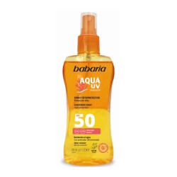 BABARIA AQUA UV BI-FASICA SPRAY SPF50 WATERPROOF 200ML;UNISEX