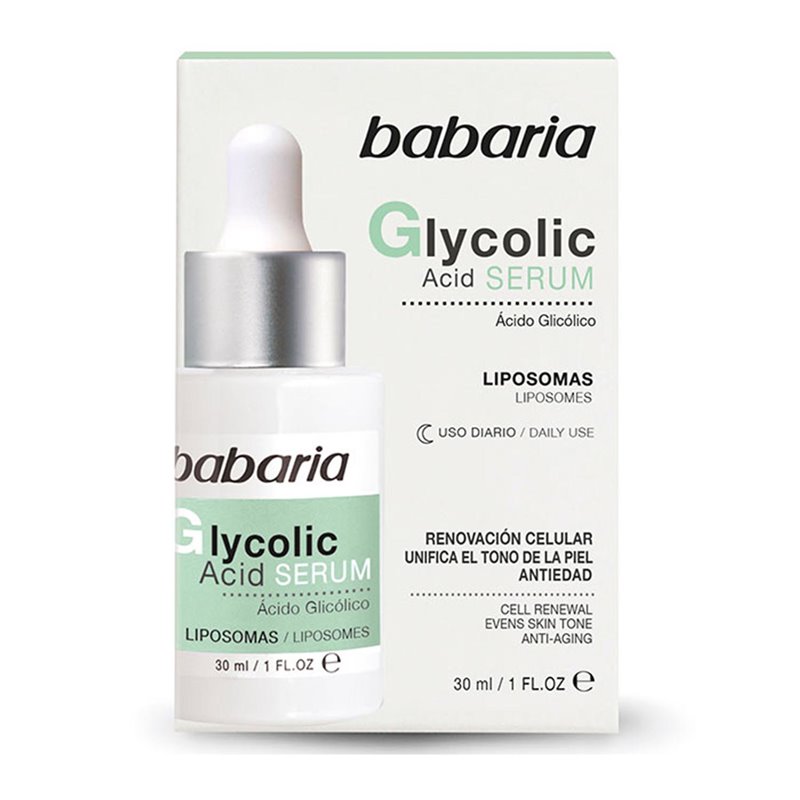 BABARIA GLYCOLIC ACID SERUM ANTI-EDAD LIPOSOMAS 30ML;UNISEX