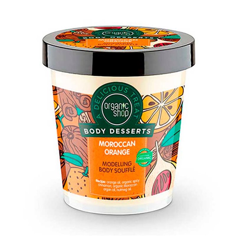 ORGANIC SHOP MOROCCAN ORANGE BODY SOUFFLE 450ML;MUJER