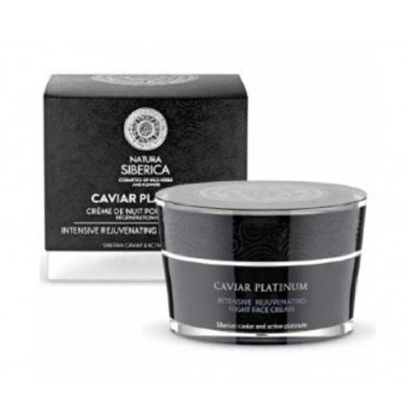 NATURA SIBERICA CAVIAR PLATINUM CREMA DE NOCHE INTENSIVE CUELLO Y CARA 50ML;MUJER