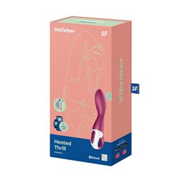 SATISFYER HEATED THRILL VIBRADOR CON APP 1UN;MUJER