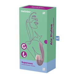 SATISFYER SUPERNOVA AIR PULSE STIMULATOR OLD ROSE 1UN;MUJER