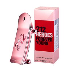 CAROLINA HERRERA 212 HEROES FOREVER YOUNG EAU DE PARFUM 80ML VAPORIZADORMUJER